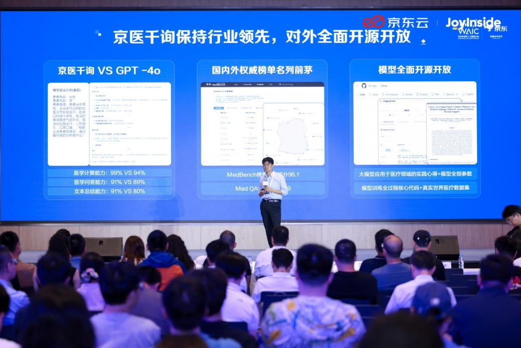 AI医疗“闪耀”WAIC 2025：京东健康旗下“京医千询”