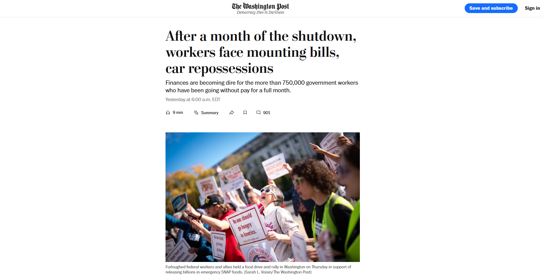 全球媒体聚焦︱美媒：政府关门超一个月 食品救济不确定性增加(图3)