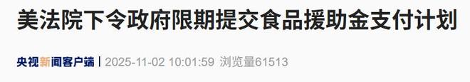 美法院下令政府限期提交食品援助金支付计划因政府停摆已有数百万人没能领到救济金(图4)