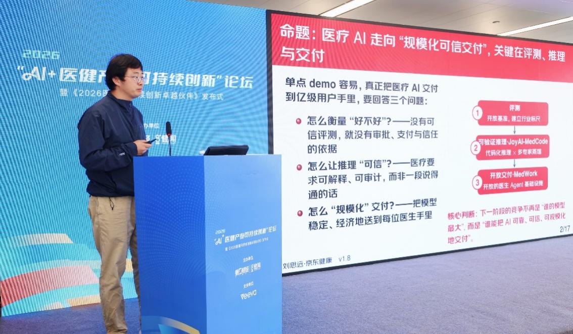 京东健康携最新全场景AI成果亮相2026世界人工智能大会