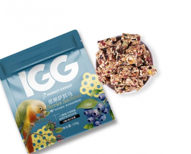 重磅新品上市｜IGG萨其马全新亮相开创鹦鹉营养磨喙零食新品类(图3)