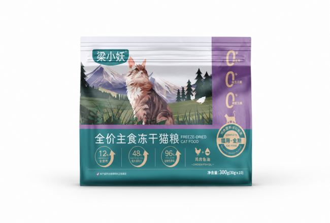 2026猫主食梁小妖生骨肉冻干科学挑选优质猫咪冻干